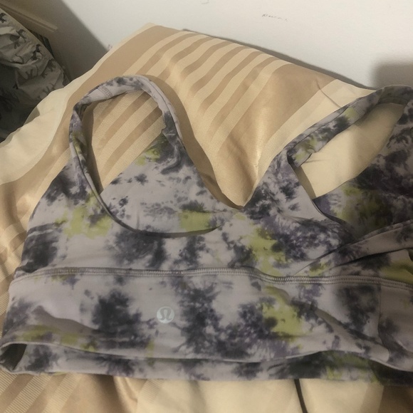 Lululemon Align Bra Radial Tie Dye Muave Grey - Picture 1 of 4